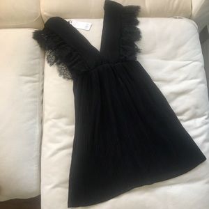 Zara black lace dress